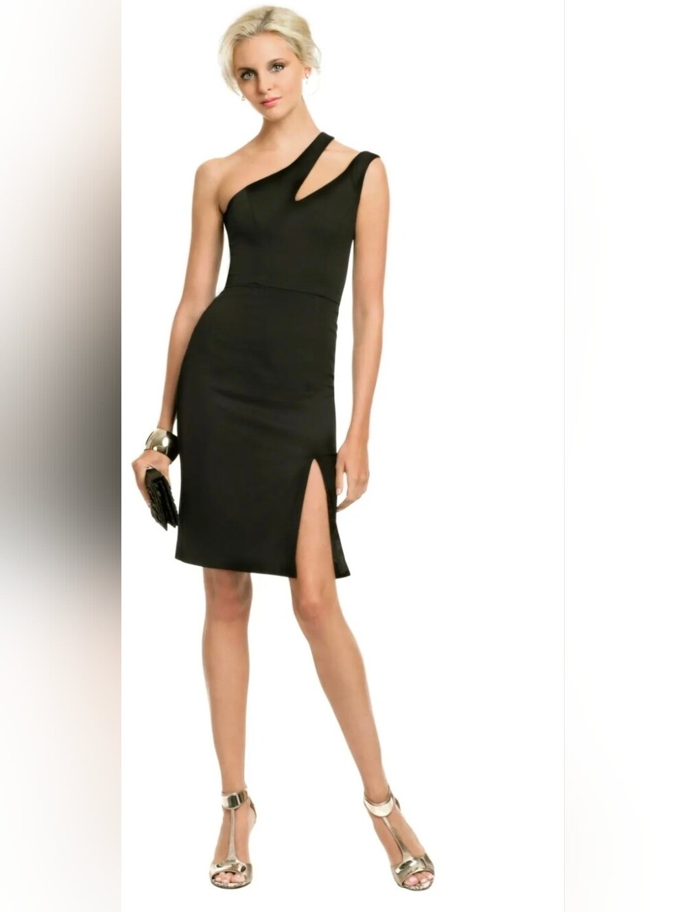 Black Halo, Sultry Cut Out Dress, Size 4